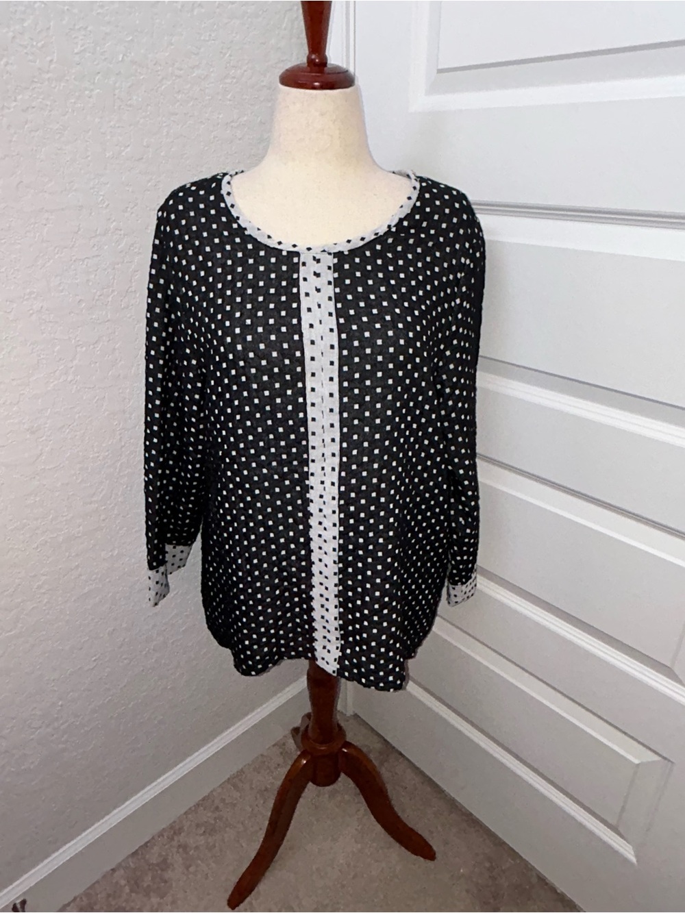 Habitat Clothes To Live In Long Sleeve Tunic Blouse Shirt Top
